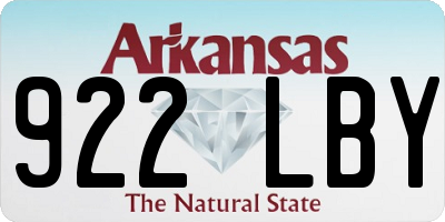 AR license plate 922LBY