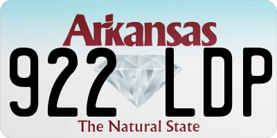 AR license plate 922LDP