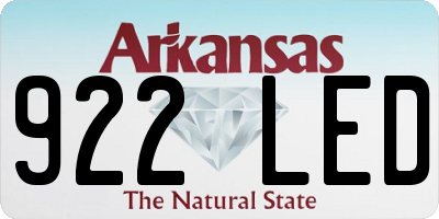 AR license plate 922LED