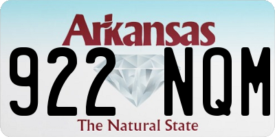 AR license plate 922NQM