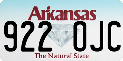AR license plate 922OJC