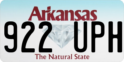 AR license plate 922UPH