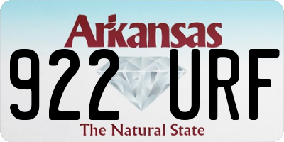 AR license plate 922URF