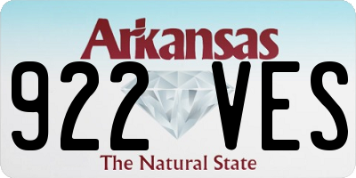 AR license plate 922VES