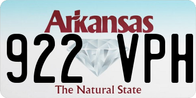 AR license plate 922VPH
