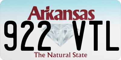 AR license plate 922VTL