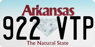 AR license plate 922VTP