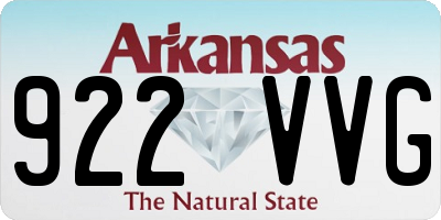 AR license plate 922VVG