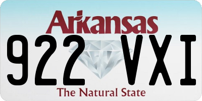 AR license plate 922VXI