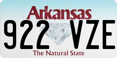 AR license plate 922VZE