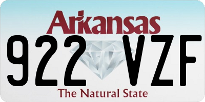 AR license plate 922VZF