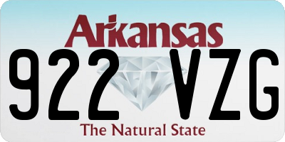 AR license plate 922VZG