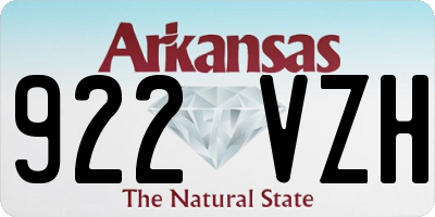 AR license plate 922VZH
