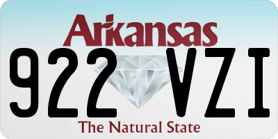 AR license plate 922VZI