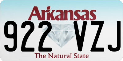 AR license plate 922VZJ