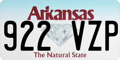 AR license plate 922VZP
