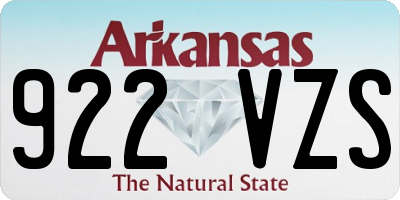 AR license plate 922VZS