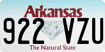AR license plate 922VZU