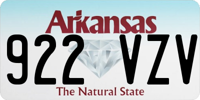 AR license plate 922VZV