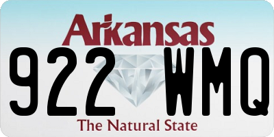 AR license plate 922WMQ