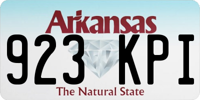 AR license plate 923KPI