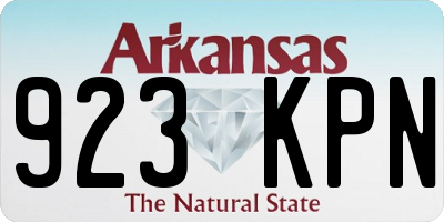 AR license plate 923KPN