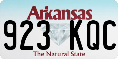 AR license plate 923KQC