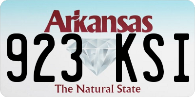 AR license plate 923KSI