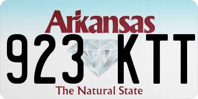 AR license plate 923KTT