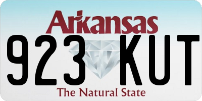 AR license plate 923KUT