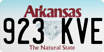 AR license plate 923KVE