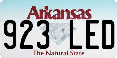 AR license plate 923LED