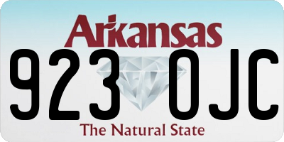 AR license plate 923OJC