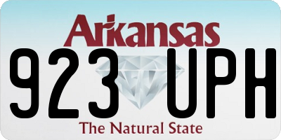 AR license plate 923UPH