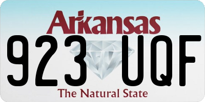 AR license plate 923UQF