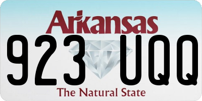 AR license plate 923UQQ