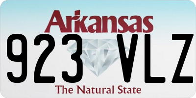 AR license plate 923VLZ