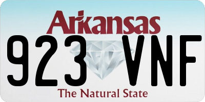 AR license plate 923VNF