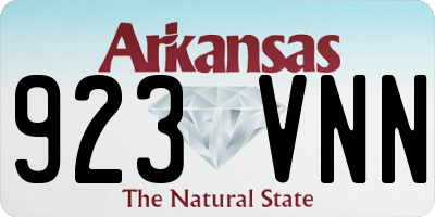 AR license plate 923VNN
