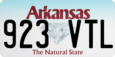 AR license plate 923VTL