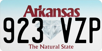 AR license plate 923VZP