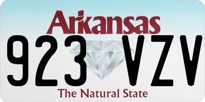 AR license plate 923VZV