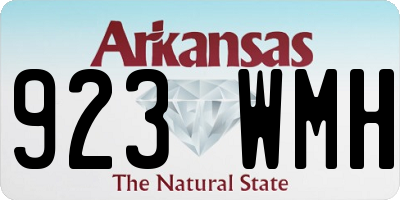 AR license plate 923WMH