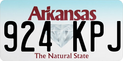 AR license plate 924KPJ