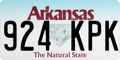 AR license plate 924KPK