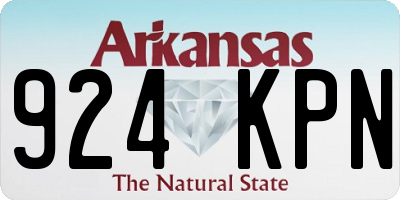 AR license plate 924KPN