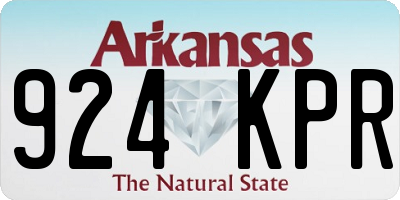 AR license plate 924KPR