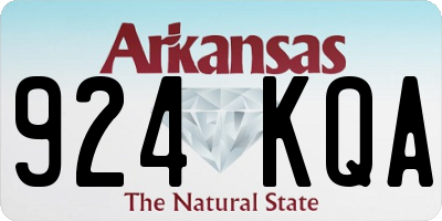 AR license plate 924KQA