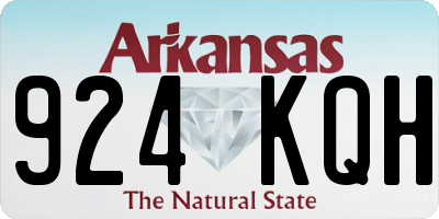 AR license plate 924KQH