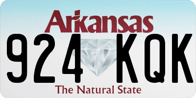 AR license plate 924KQK